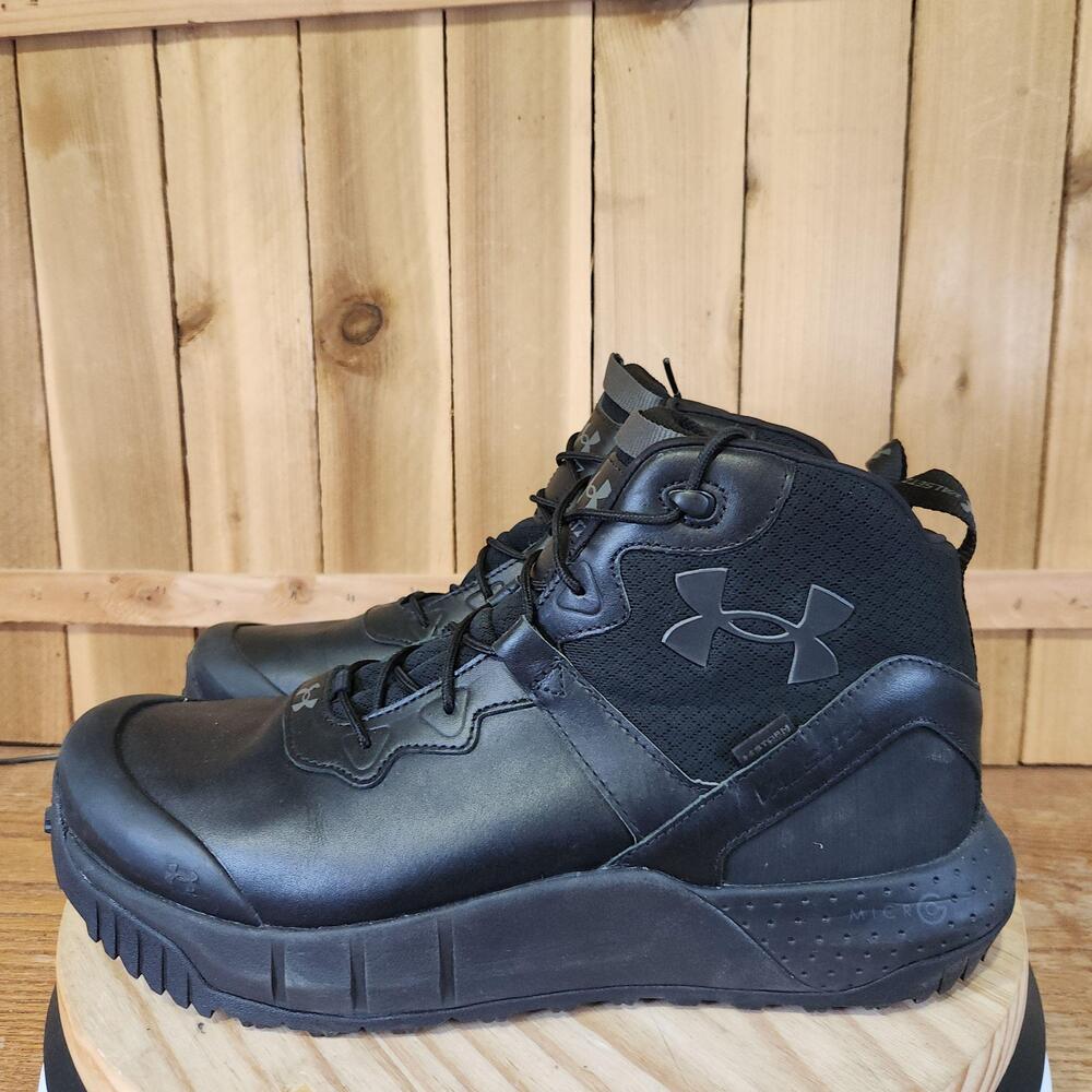 Under Armour Micro G Valsetz Boots Mens 13 Leather Waterproof Combat Tactical